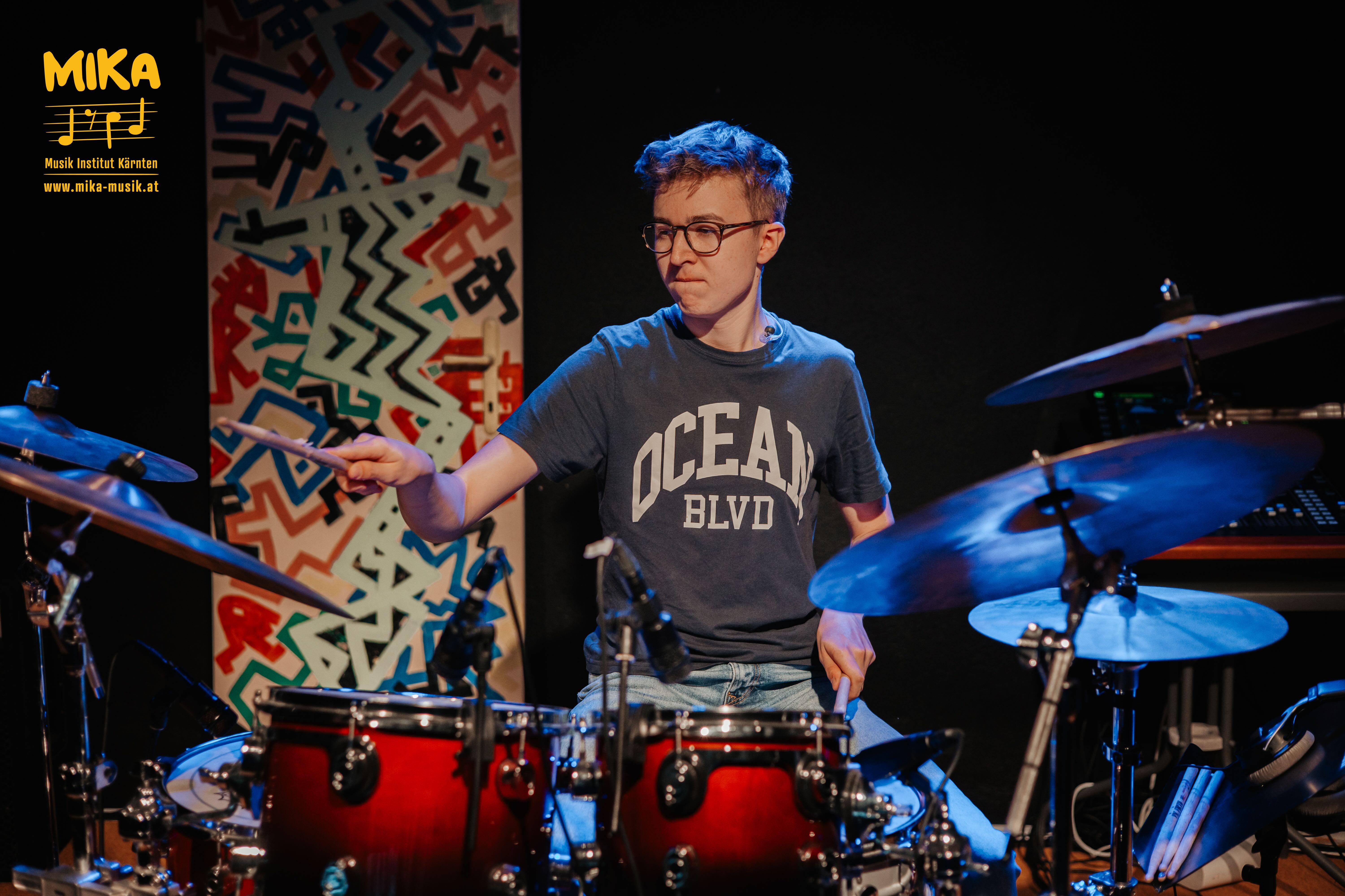 Schlagzeugunterricht in Spittal | Felix Brunner erreicht Platz 2 bei der Online Drum Competition 2026